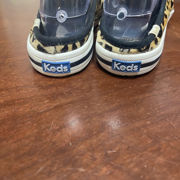 Keds X Kate Spade New York shoes Double Decker Leopard Print Calf Hair Mules 8 - Picture 8 of 11